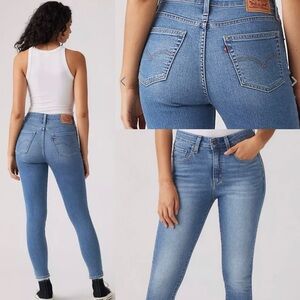 Levi's 721 Vintage High Rise Skinny Blue Jeans W31, L30